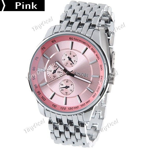 RELOGIO MASCULINO QUARTZ PINK (WMN-64275)