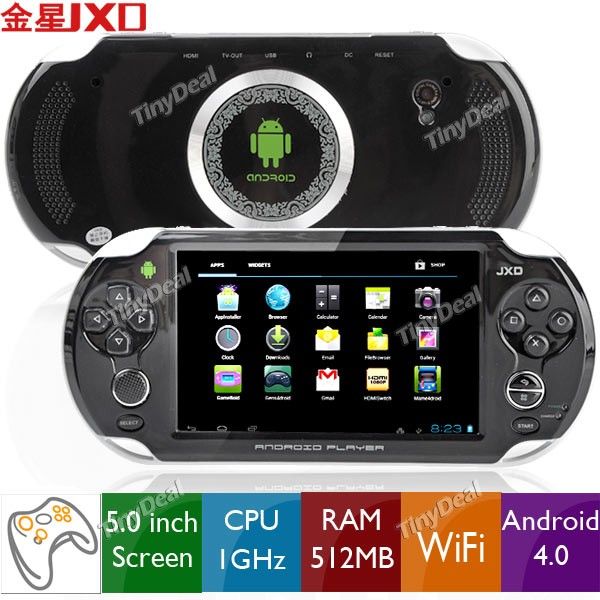 SUPER GAME PORTATIL  ANDROID 4.0.3 Black (GM5-103402)