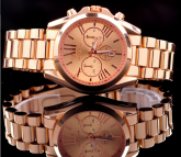 RELOGIO FEMININO OURO ROSÊ